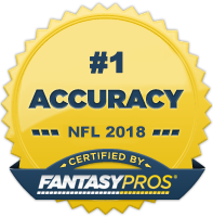 Top FantasyPros fantasy football expert, 2018