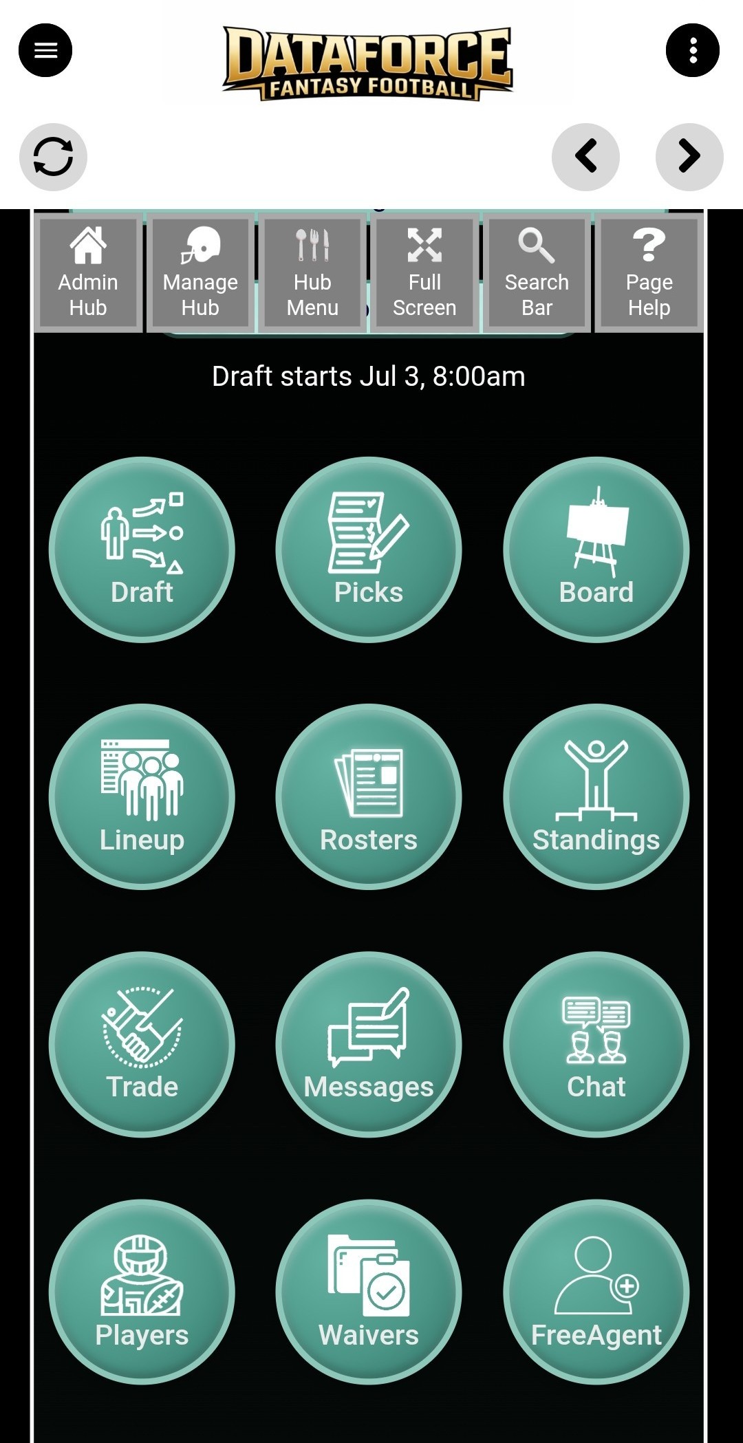 mobile screen display